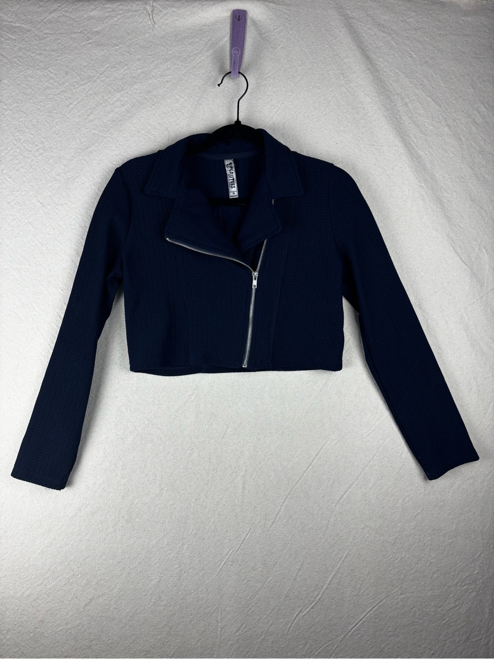 Beauties girls size 16 blue zip up